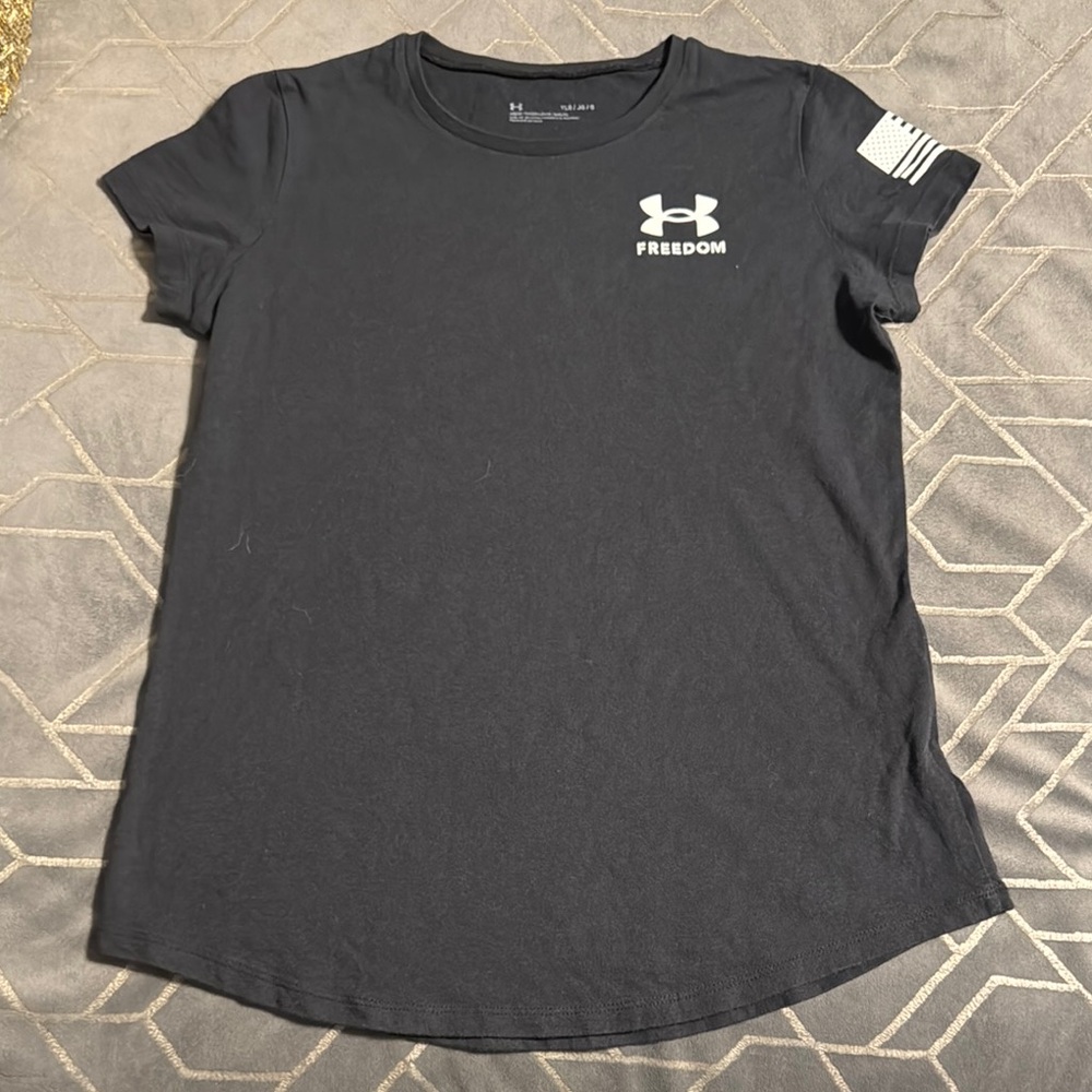 Under Armour Black Short Sleeve Tee for Kids
